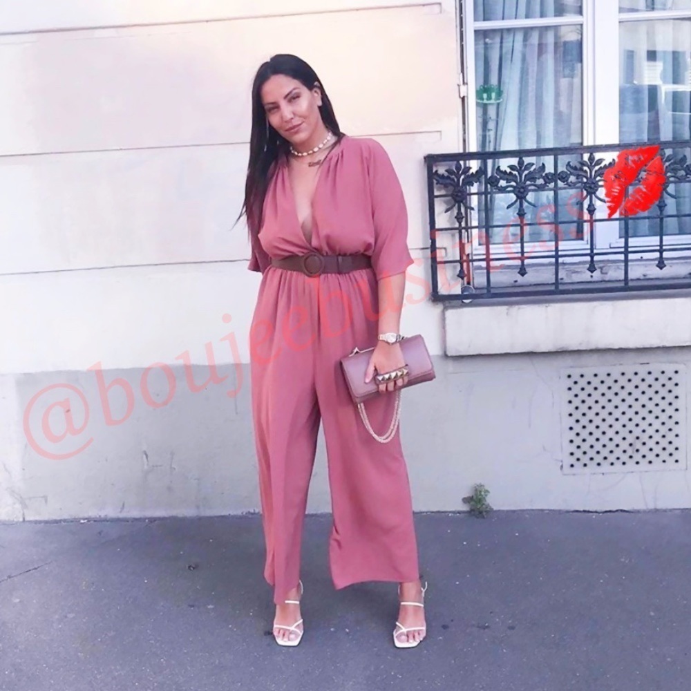 ZARA Wrap Jumpsuit with Belt